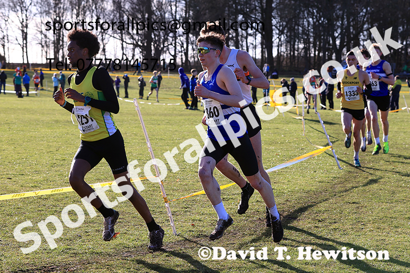 Junior mens 2025 Northern Cross Country Champs, Tatton Park, Knutsford, Cheshire. Photo: David T. Hewitson/Sports for All Pics